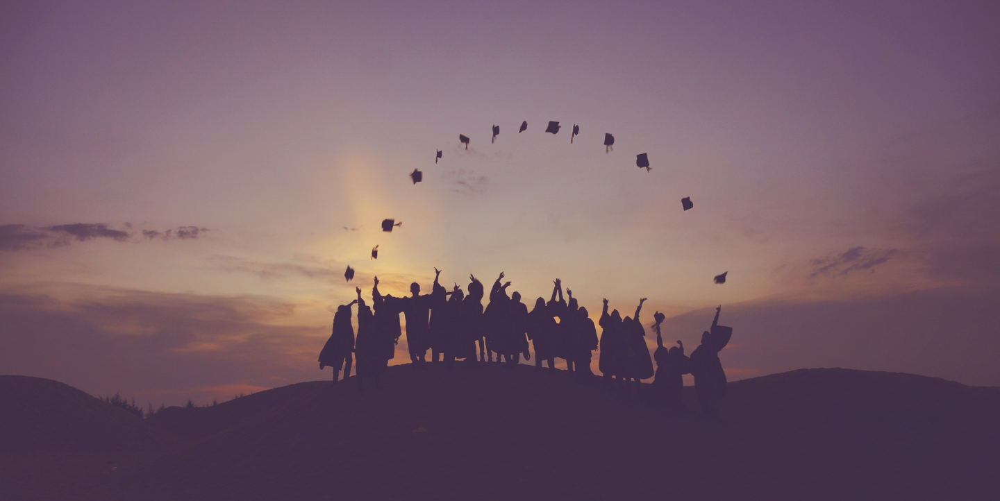 Graduates celebrating